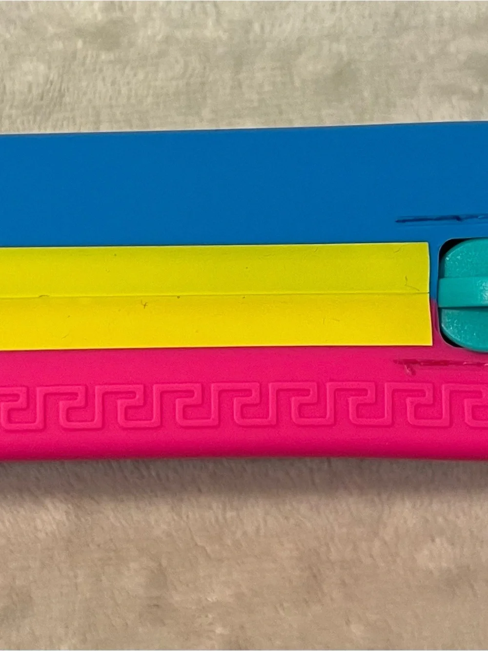 Versace Silicone Glasses Bag with Yellow Logo